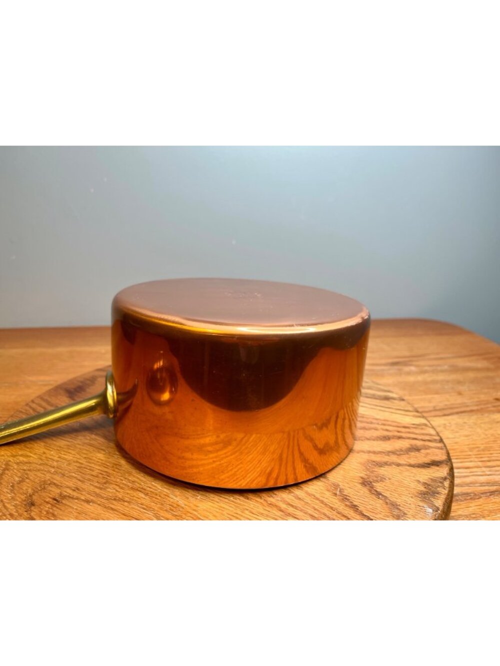 Vintage  Paul Revere Ware 3 quart  Copper Saucepan With Lid Bicentennial Brass H - Picture 9 of 12